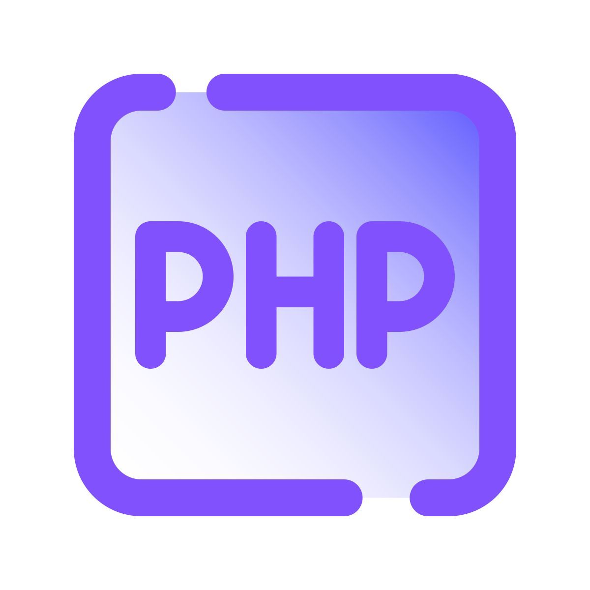 pulsar gradient style php icon