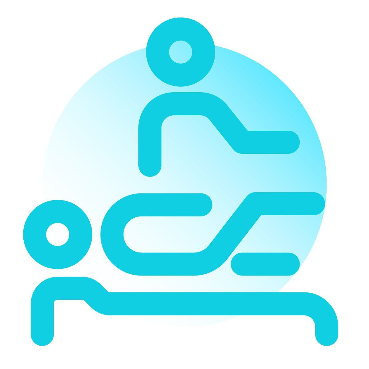pulsar gradient style physiotherapie icon