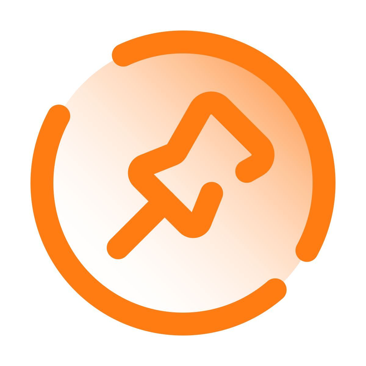 pulsar gradient style pin 2 icon