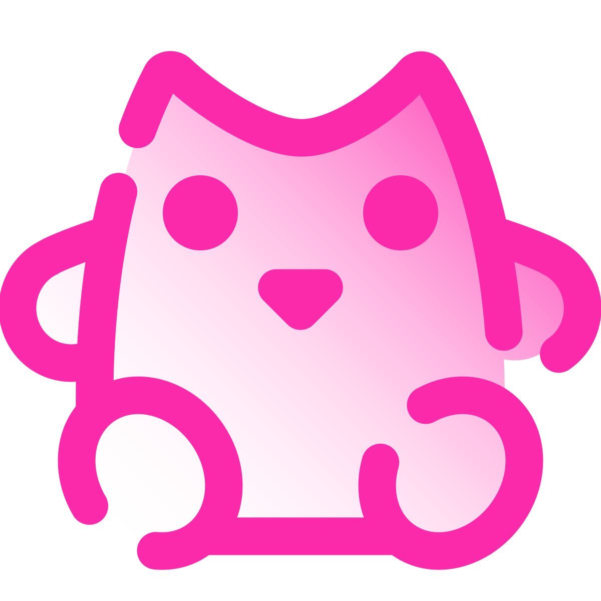 pulsar gradient style plüschtier icon