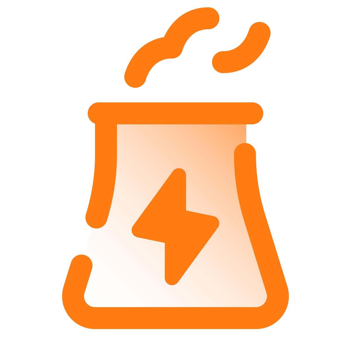 pulsar gradient style power plant icon