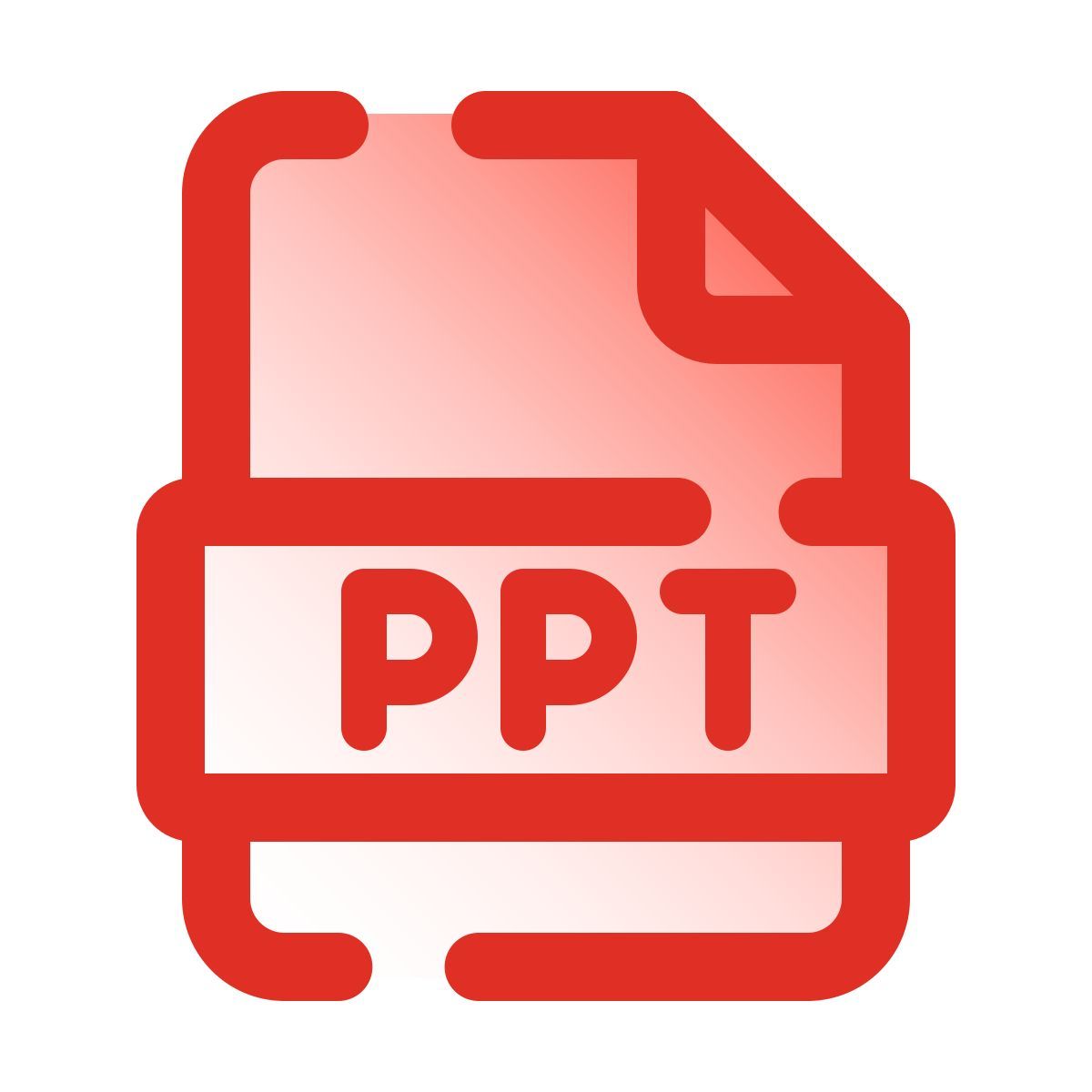 pulsar gradient style ppt icon