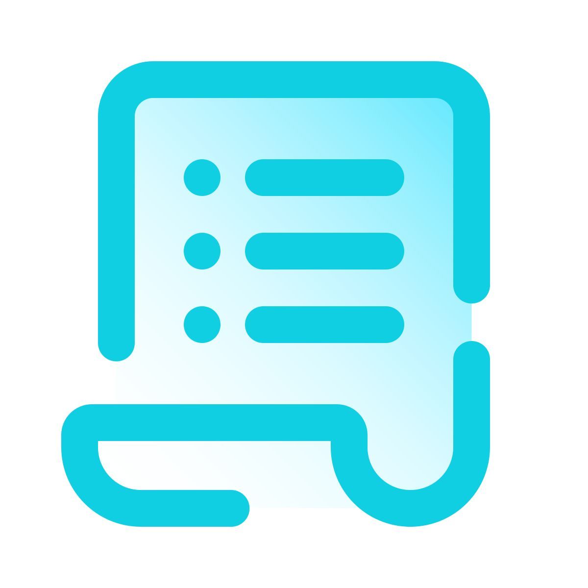 pulsar gradient style purchase order icon