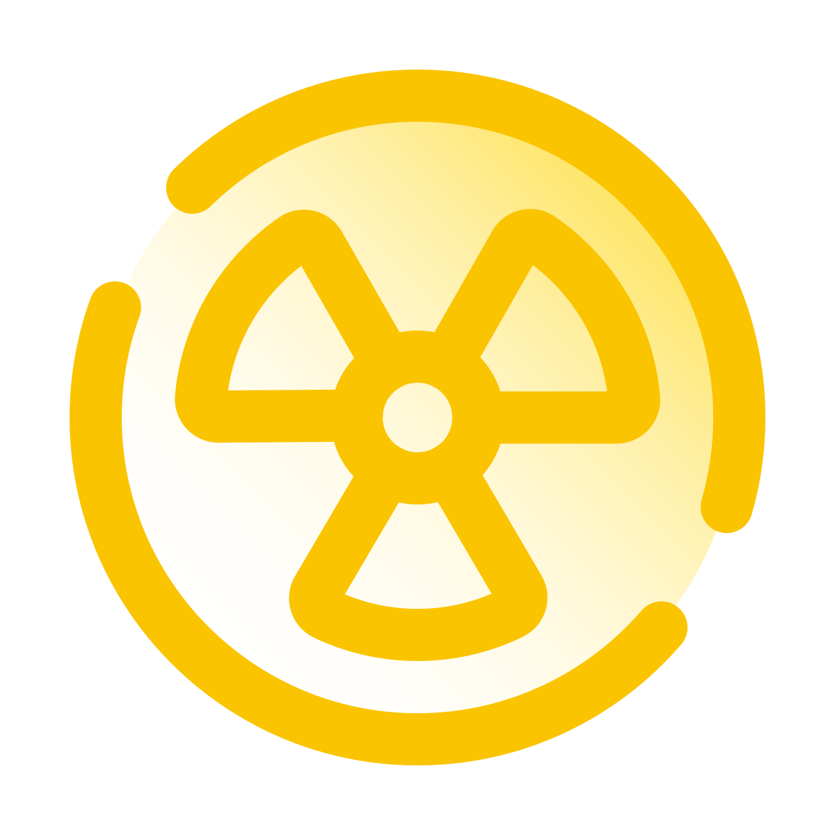 pulsar gradient style radio active icon