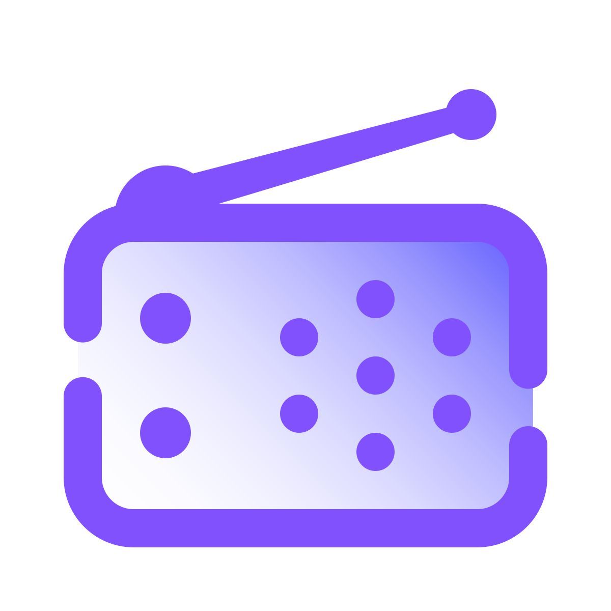 pulsar gradient style radio icon
