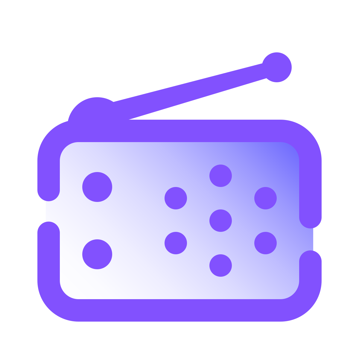 pulsar gradient style radio icon