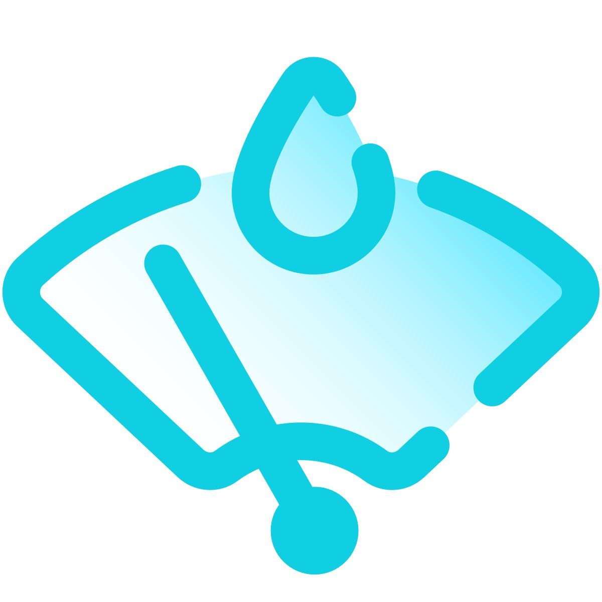 pulsar gradient style sensor de chuva icon