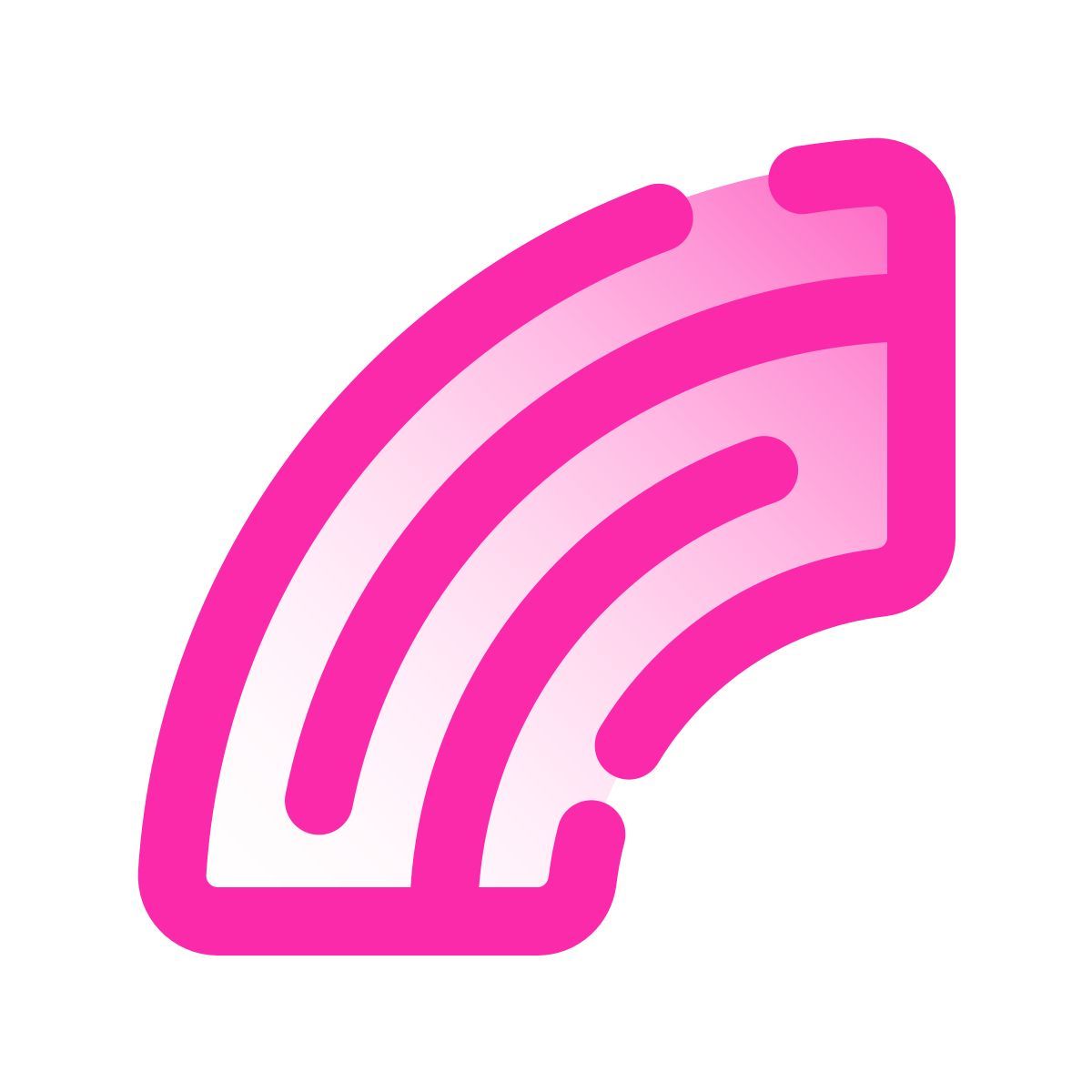 pulsar gradient style 무지개 icon