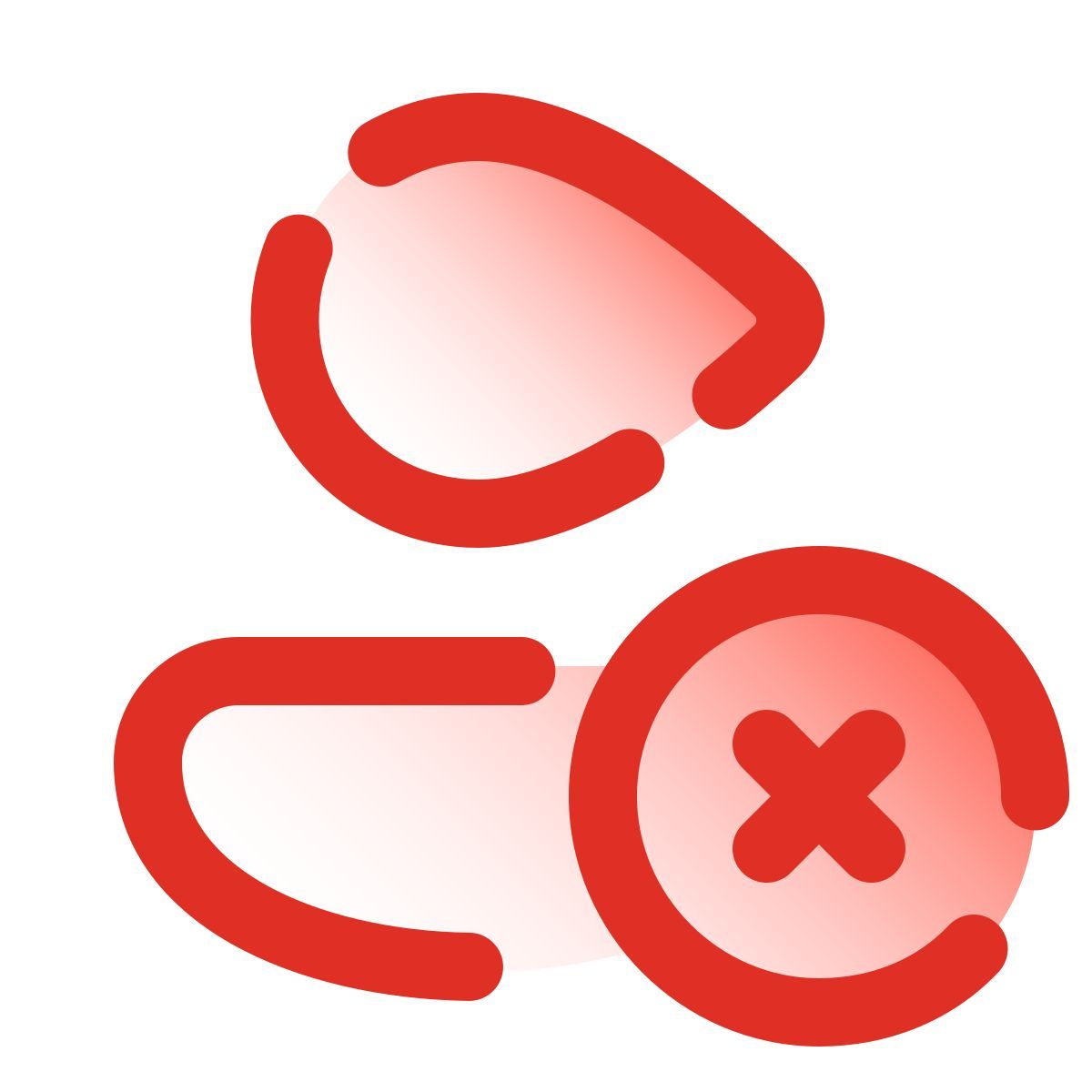 pulsar gradient style 사용자 여성을 제거 icon