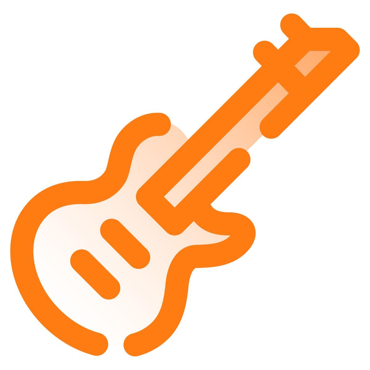 pulsar gradient style música rock icon