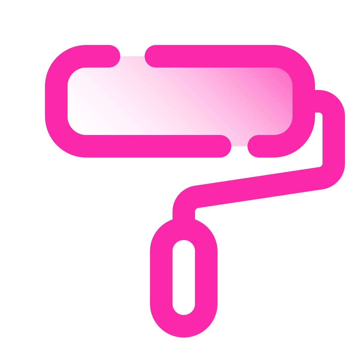 pulsar gradient style roller brush icon