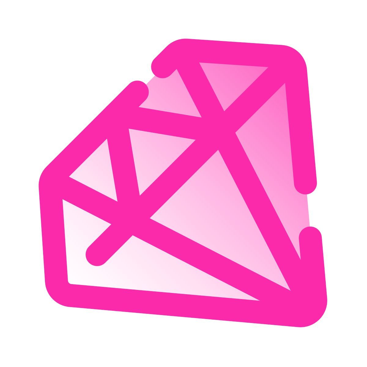 pulsar gradient style pierre précieuse icon