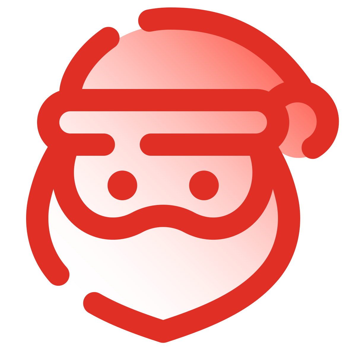 pulsar gradient style santa icon