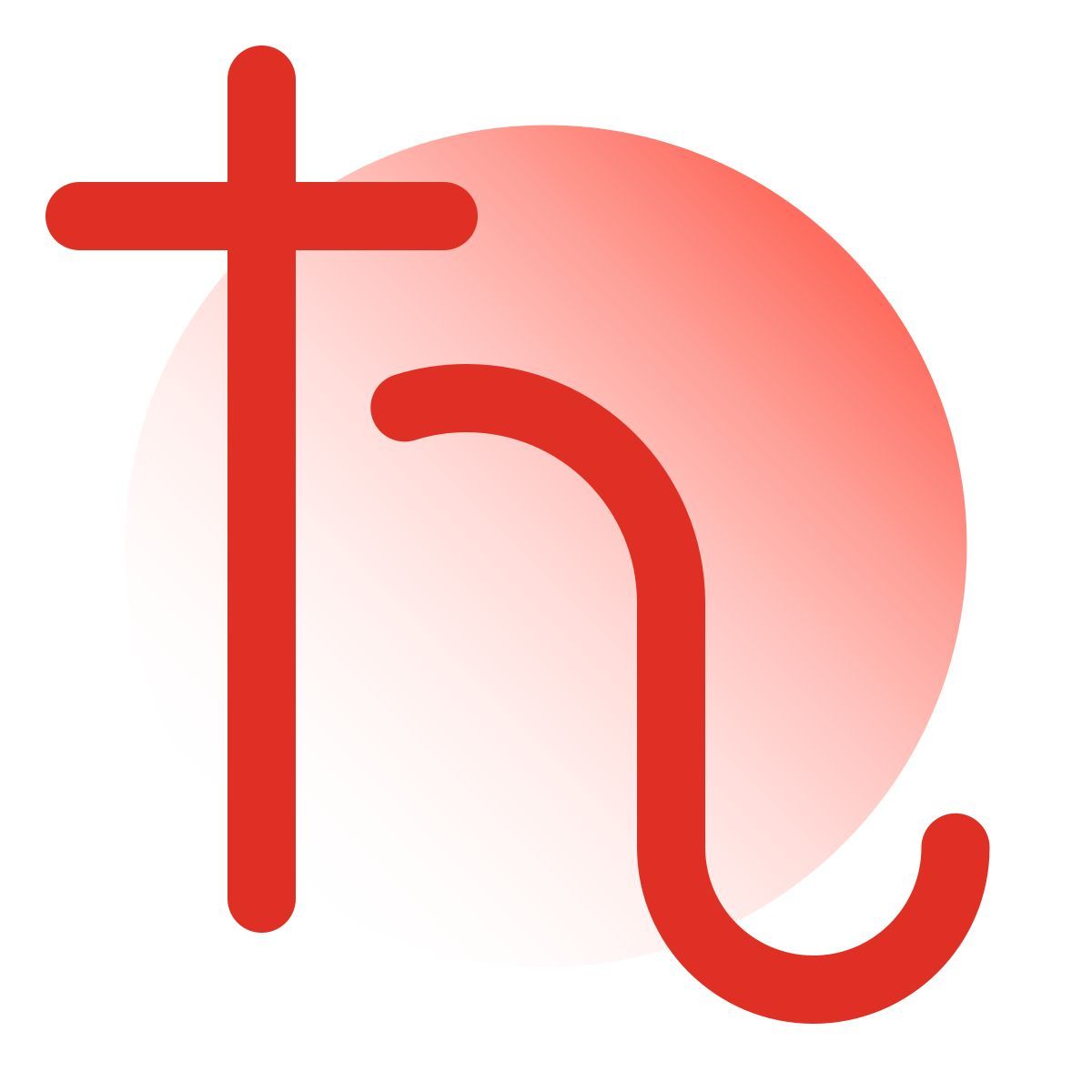 pulsar gradient style saturn symbol icon