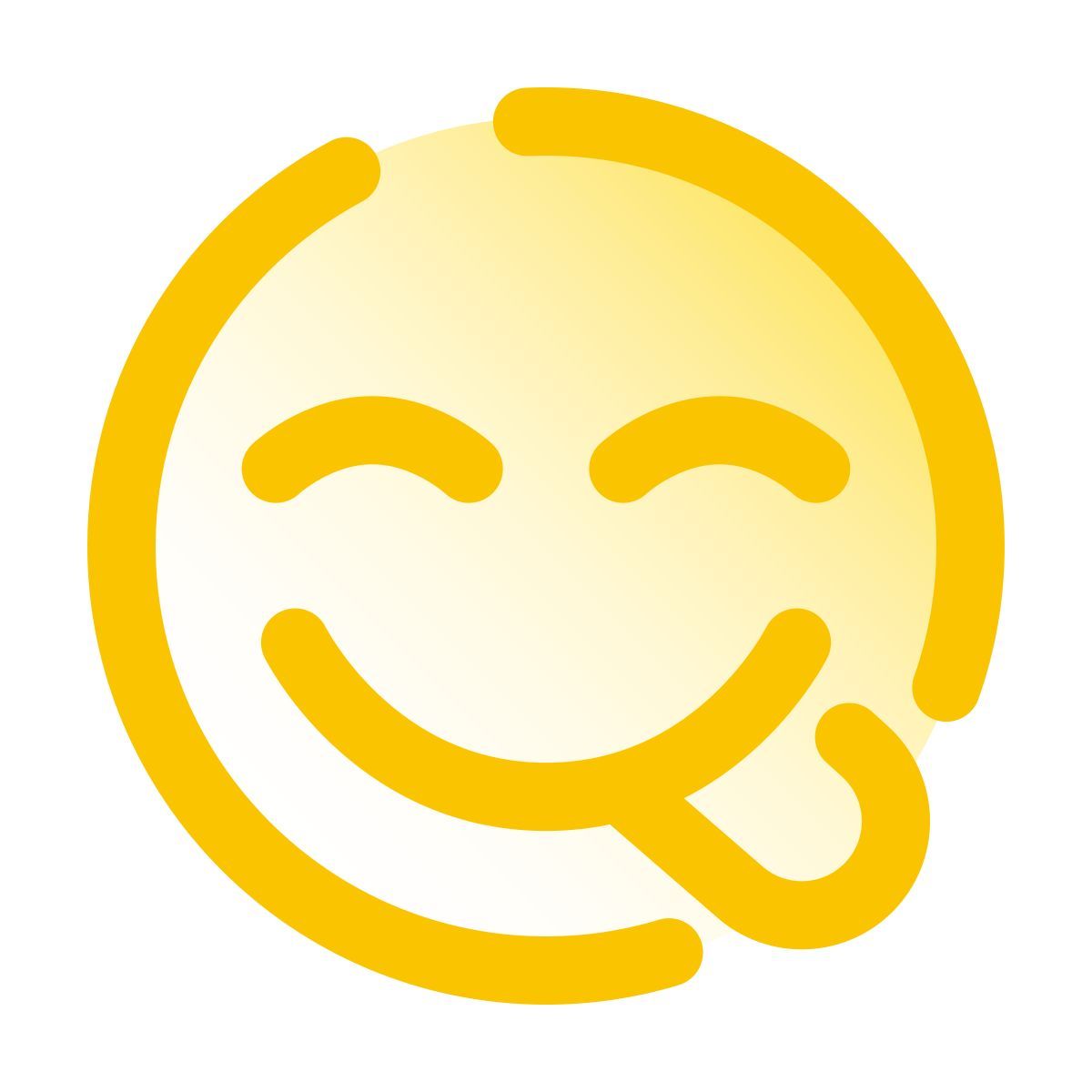 pulsar gradient style 맛보기 맛있는 음식 얼굴 icon