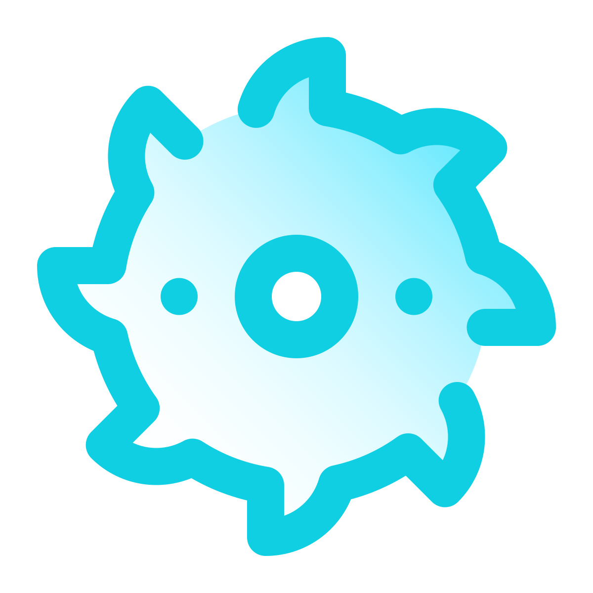 pulsar gradient style saw blade icon
