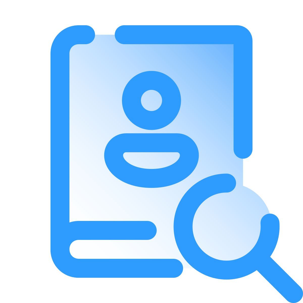 pulsar gradient style 搜索联系人 icon