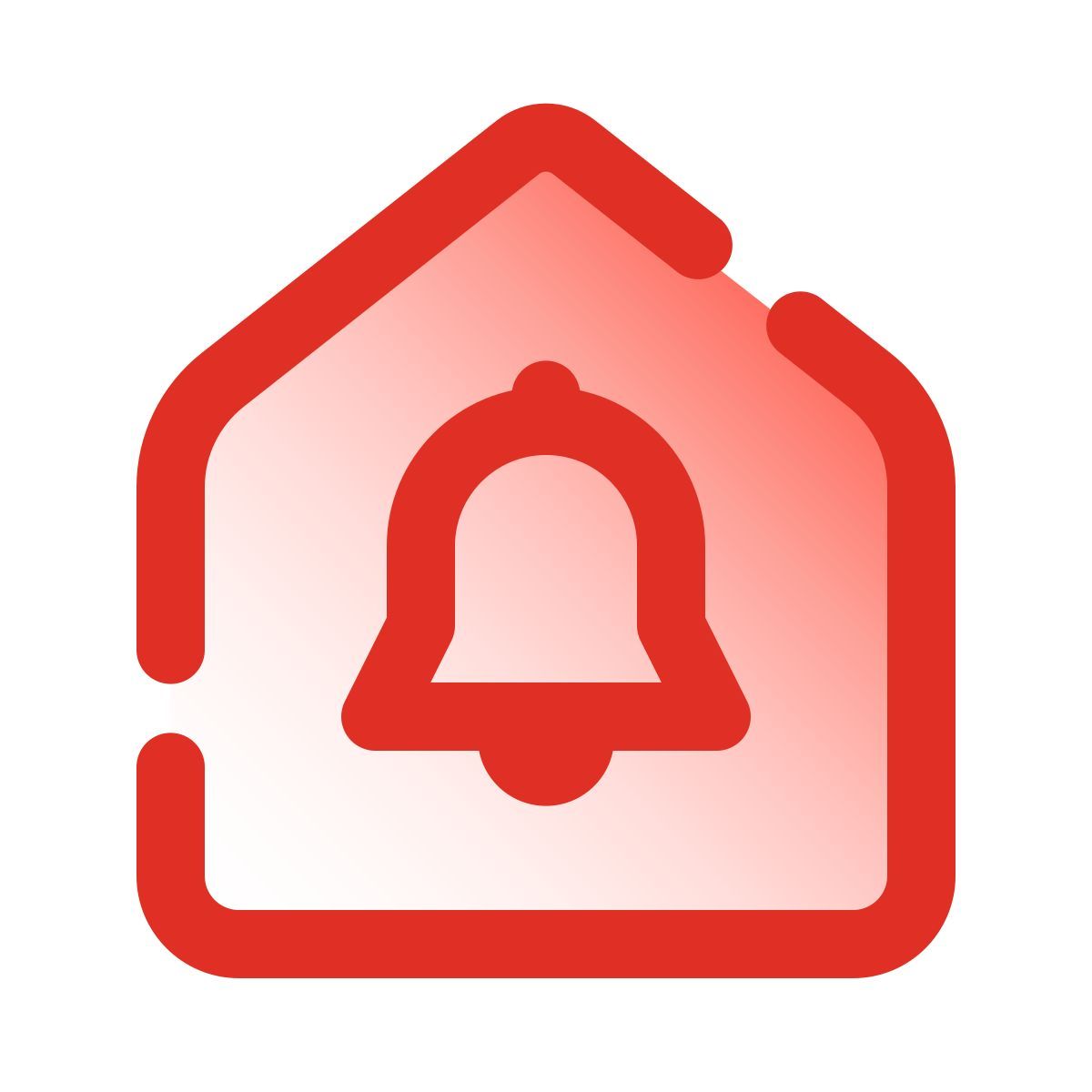 pulsar gradient style 경보 시스템에 의해 보안 icon