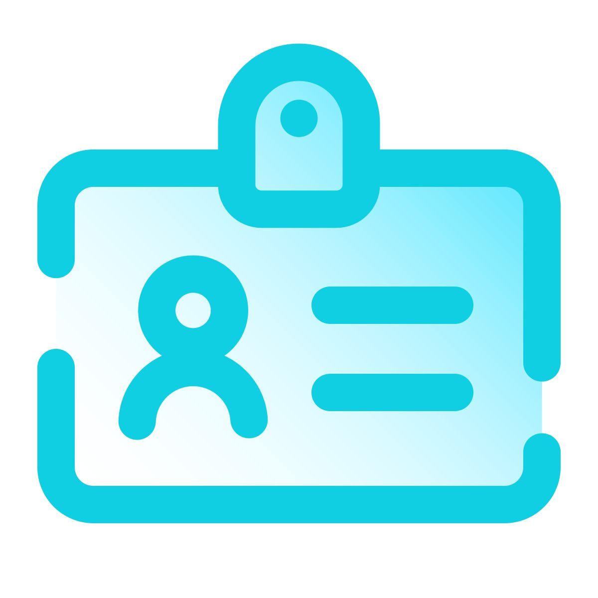 pulsar gradient style laisser passer de sécurité icon