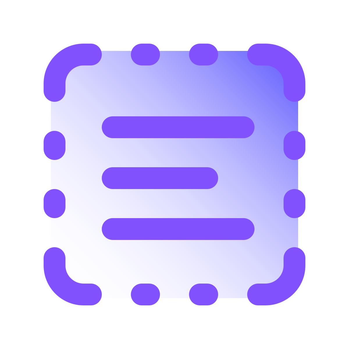 pulsar gradient style select all icon