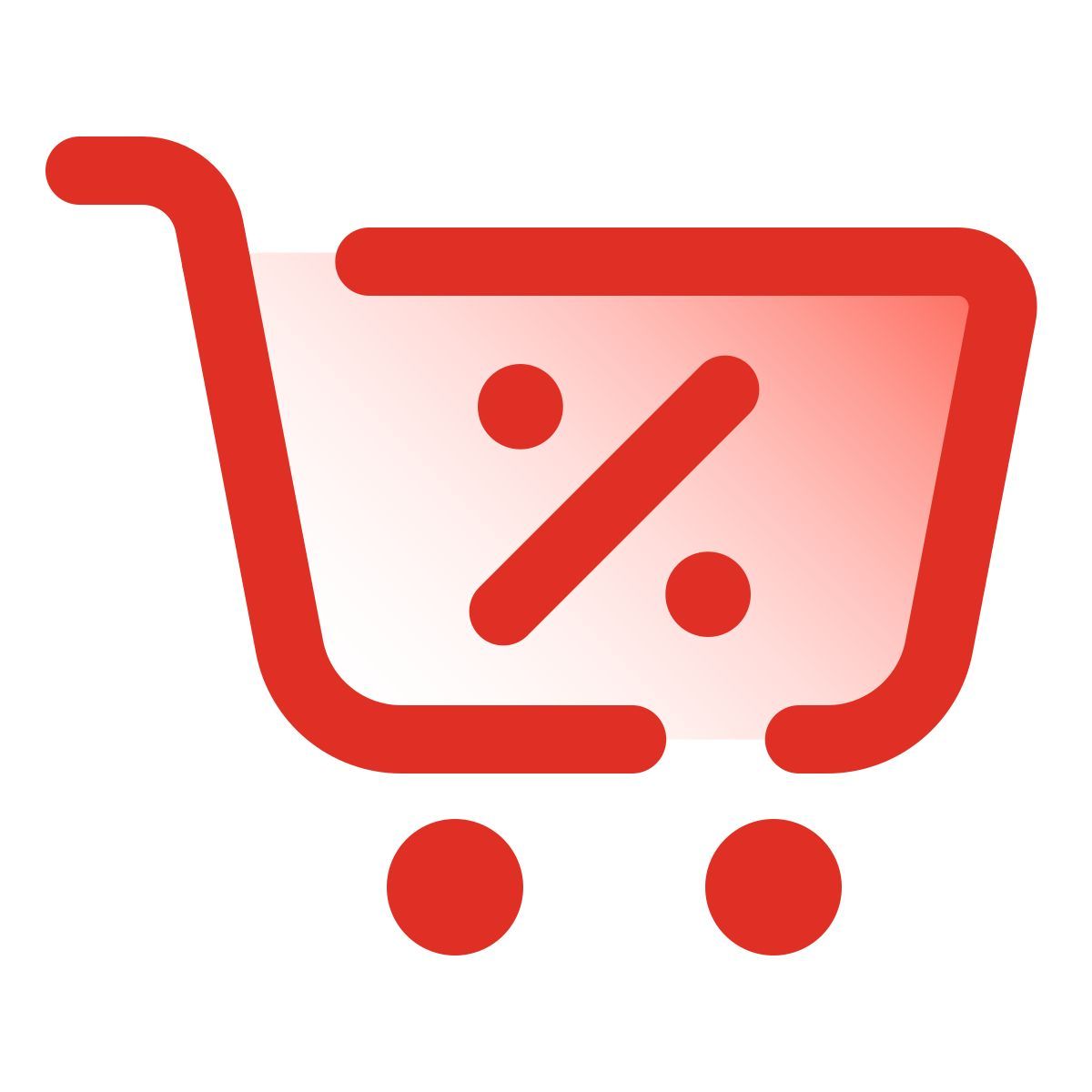 pulsar gradient style promoção carrinho de compras icon