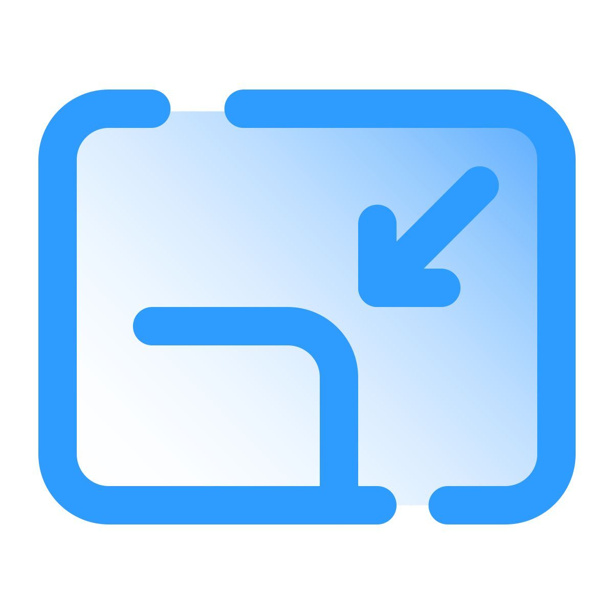 pulsar gradient style 收缩 icon