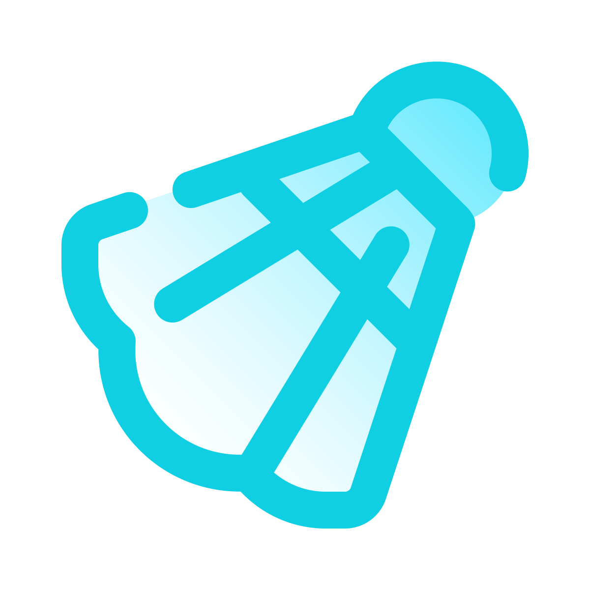 pulsar gradient style shuttercock icon