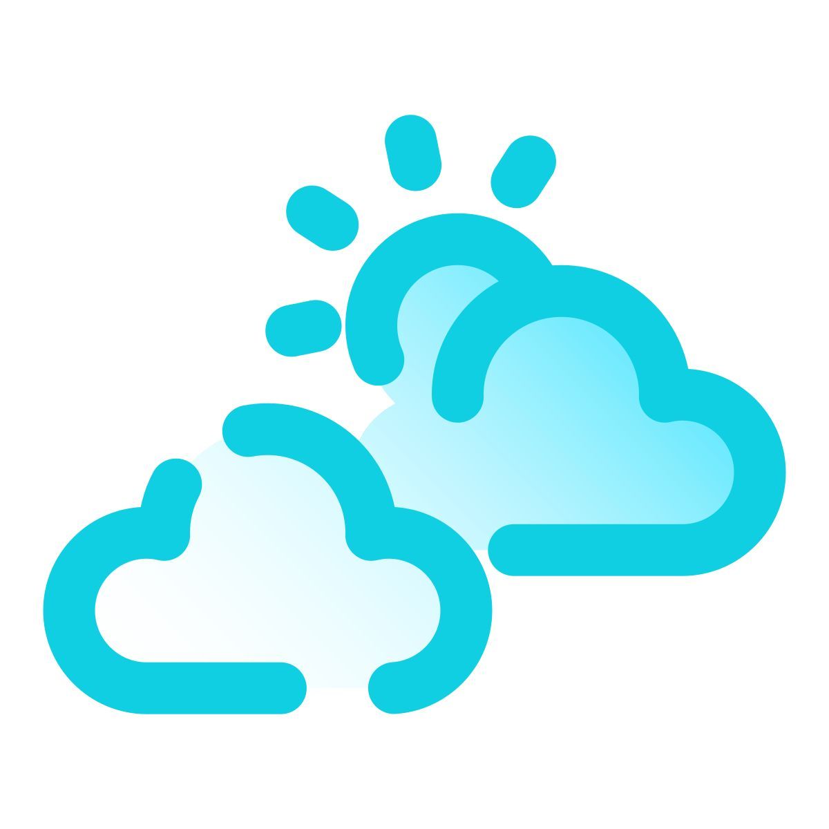 pulsar gradient style sky icon