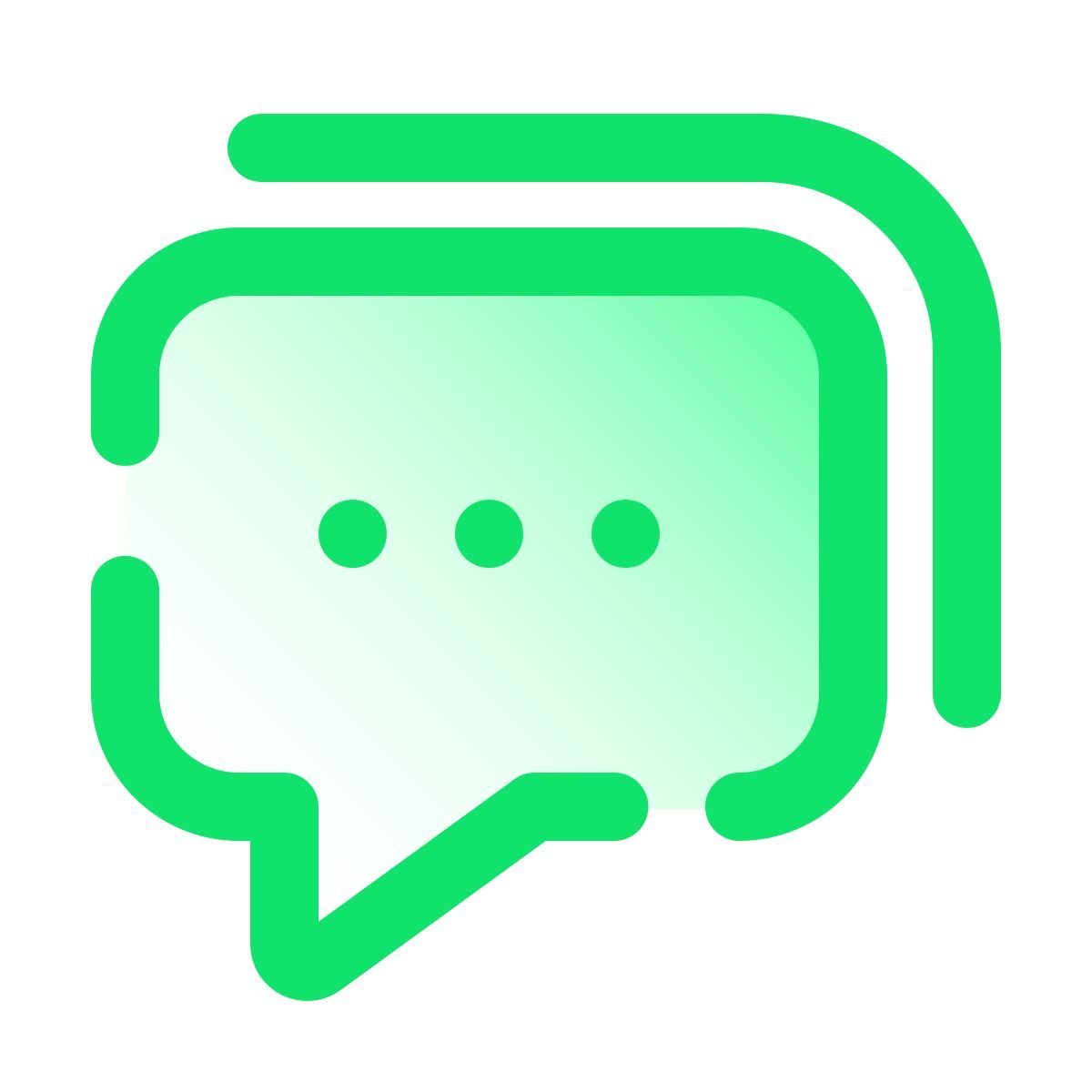 pulsar gradient style sms icon