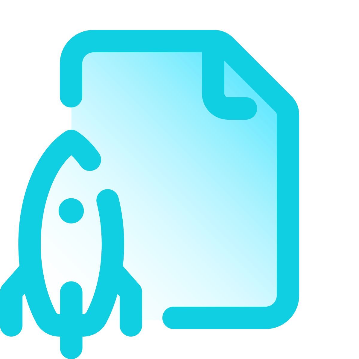 pulsar gradient style gestartet rocket 1 icon