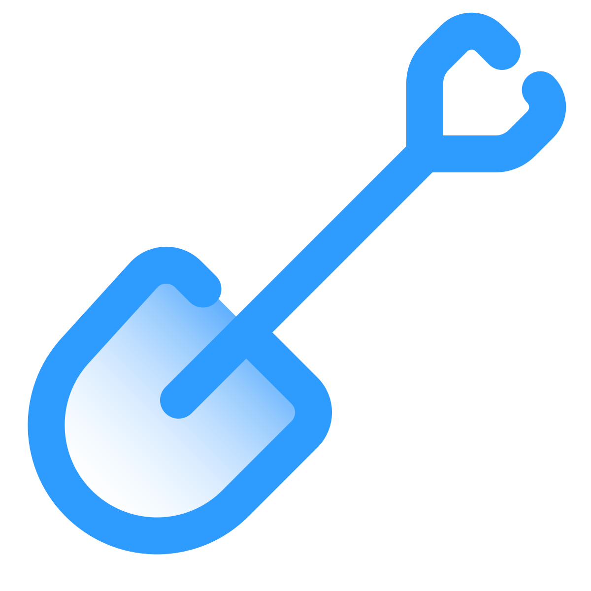 pulsar gradient style spade icon