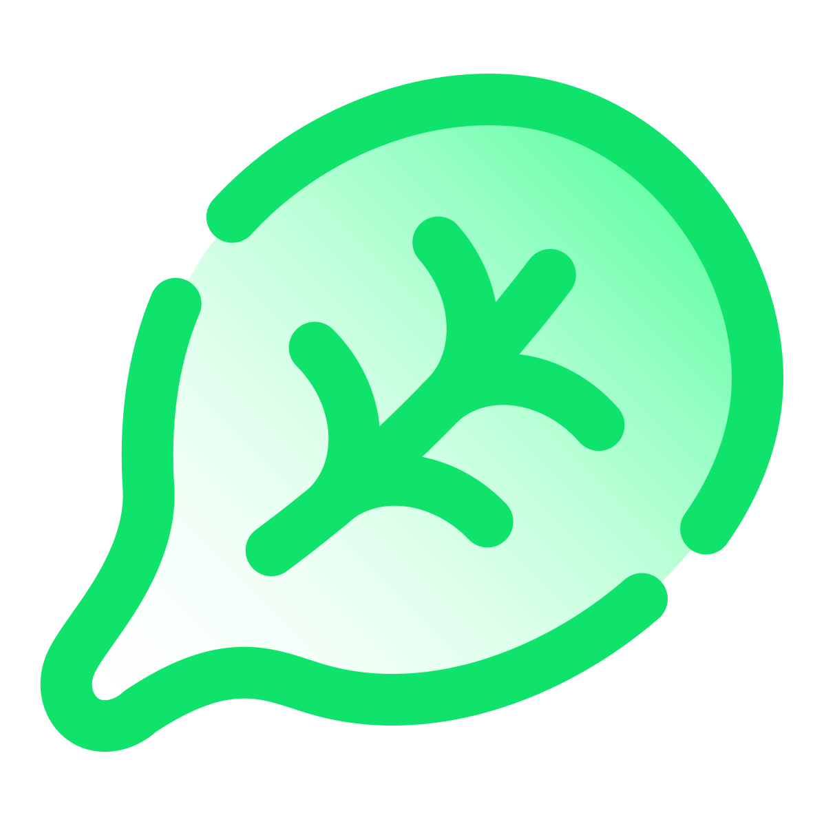 pulsar gradient style spinach icon