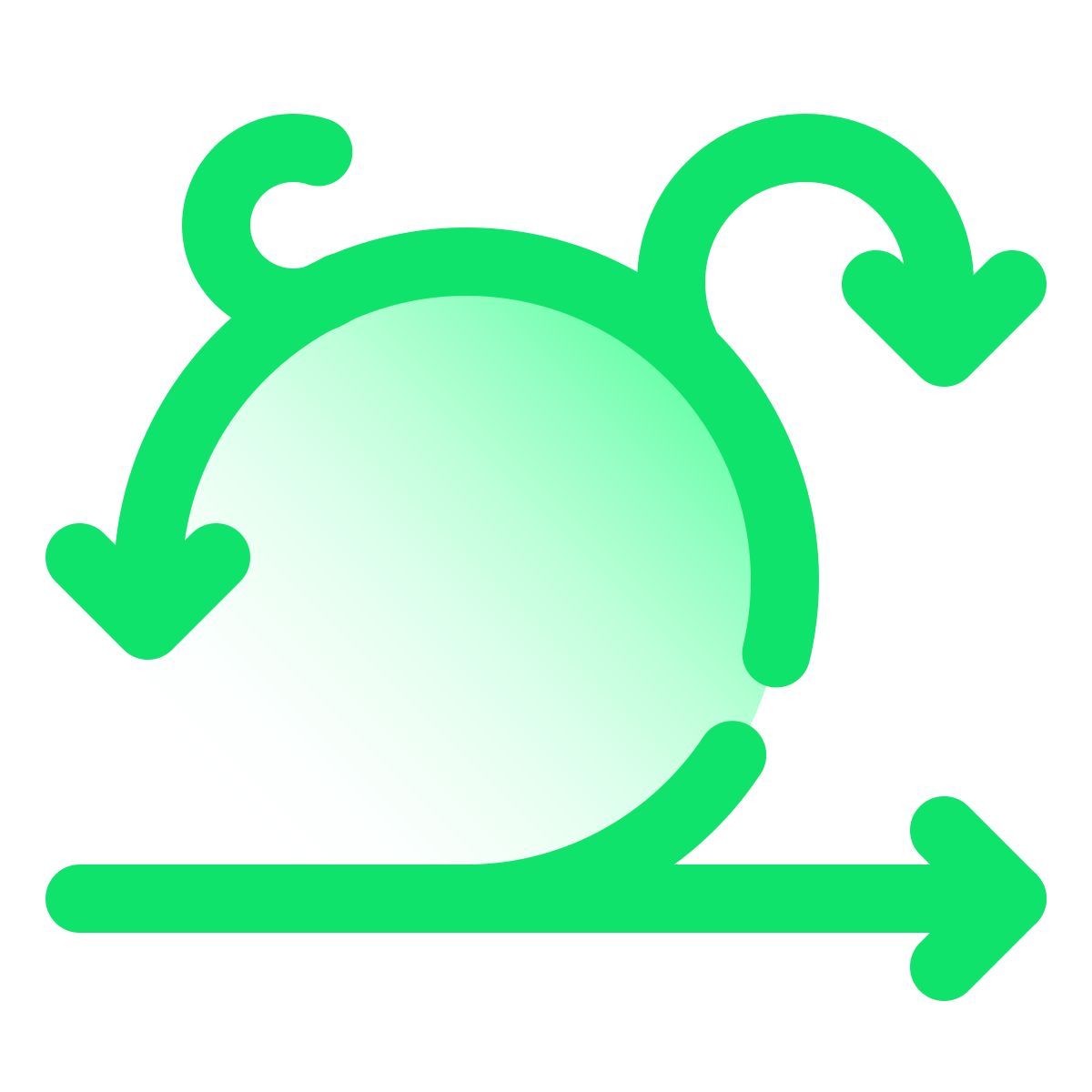 pulsar gradient style sprintwiederholung icon