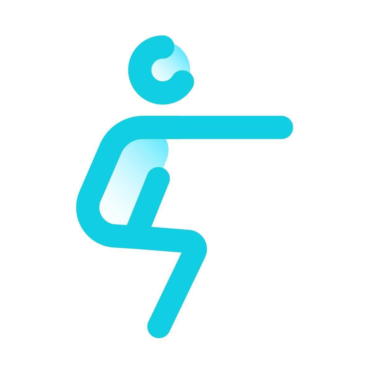 pulsar gradient style agachamentos icon