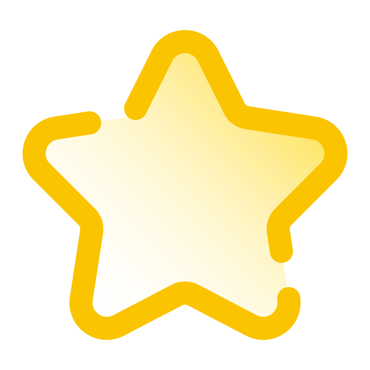 pulsar gradient style star icon