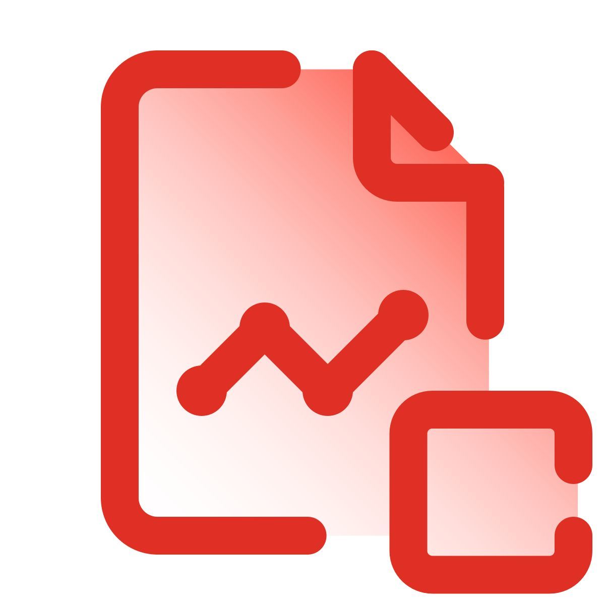 pulsar gradient style 그래프 보고서 중지 icon