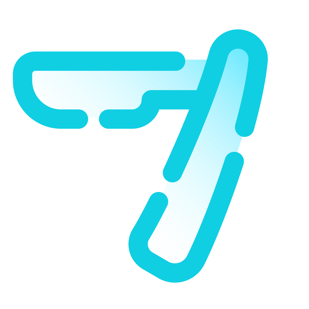pulsar gradient style straight razor icon