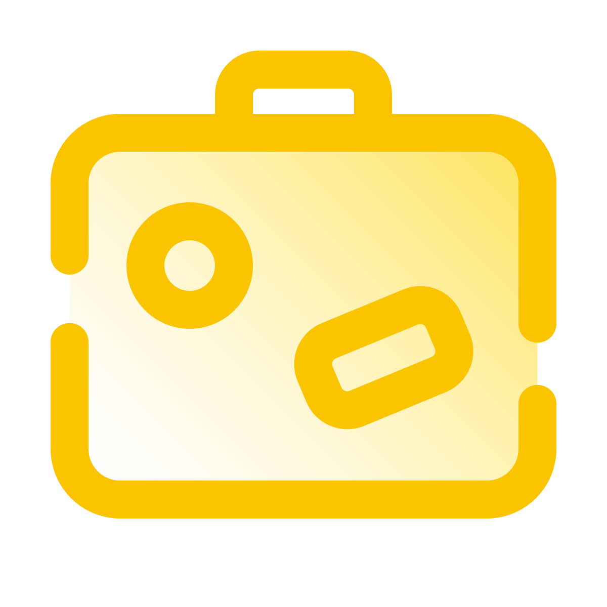 pulsar gradient style suitcase icon
