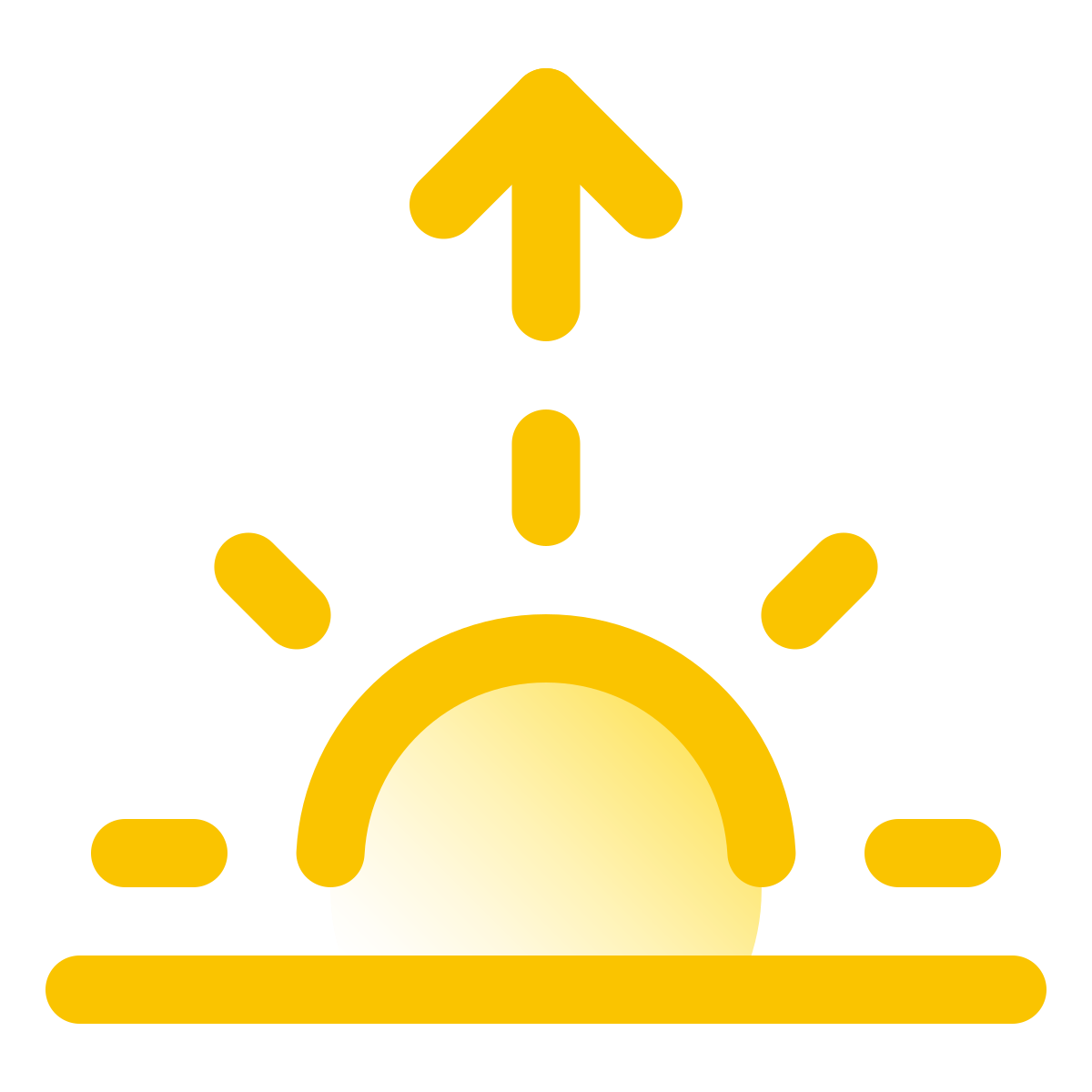 pulsar gradient style sunrise icon