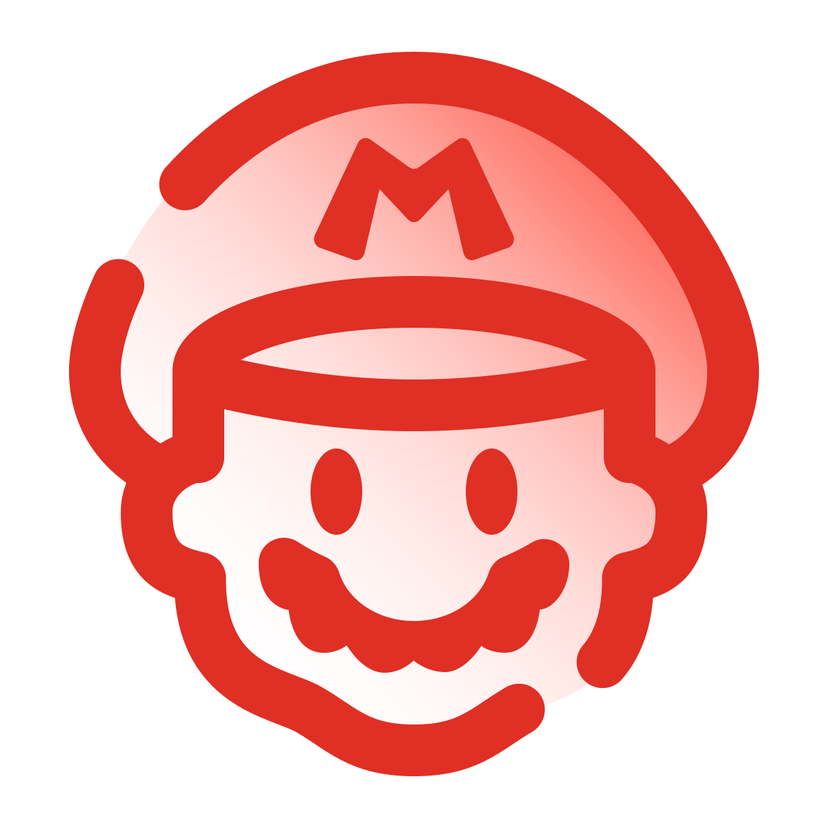 pulsar gradient style super mario icon