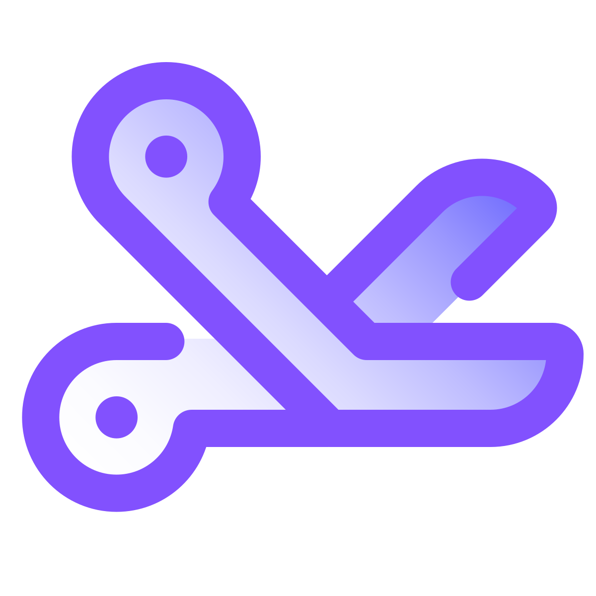 pulsar gradient style surgical scissors icon