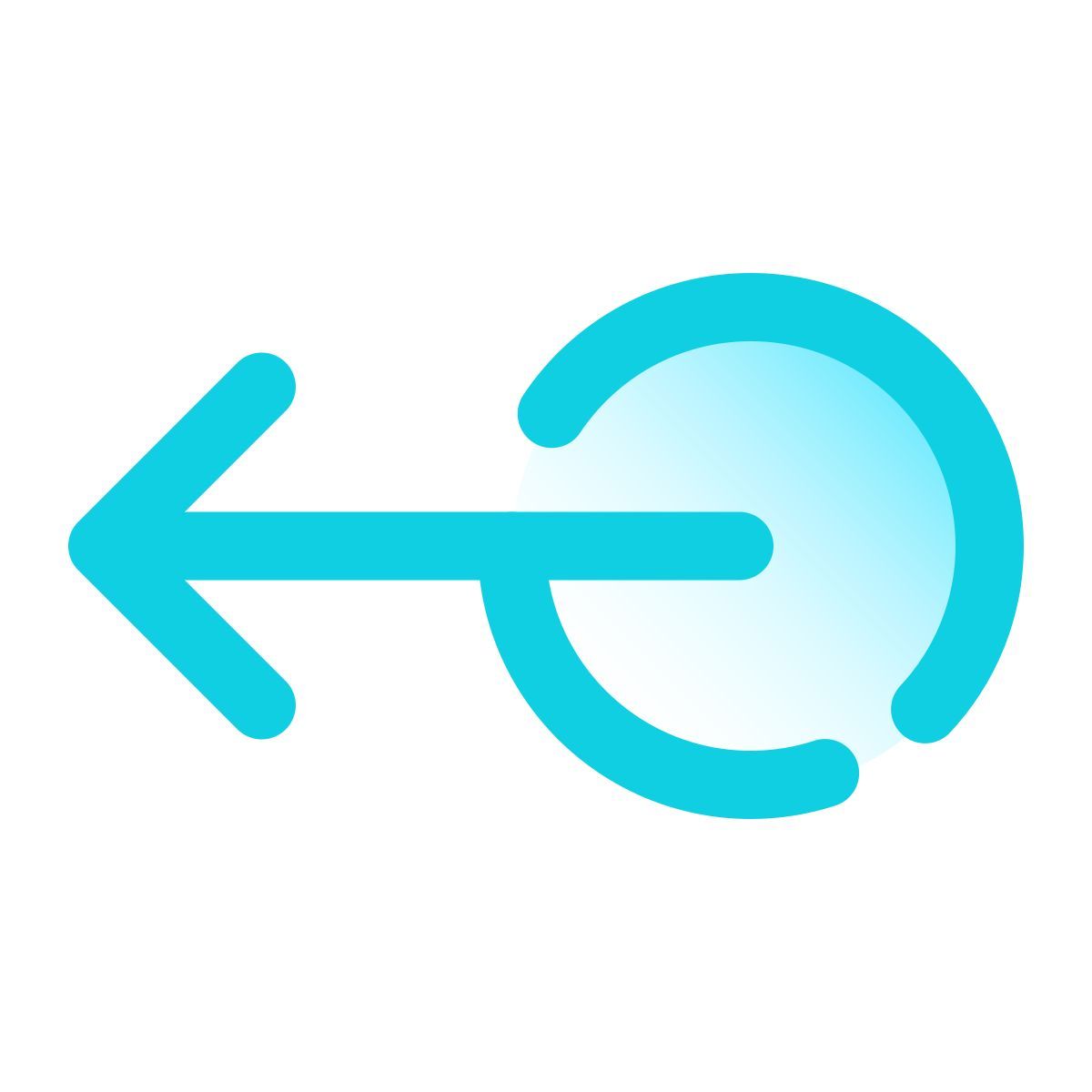 pulsar gradient style 向左滑动 icon