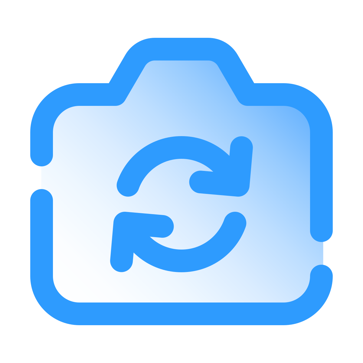 pulsar gradient style switch camera icon