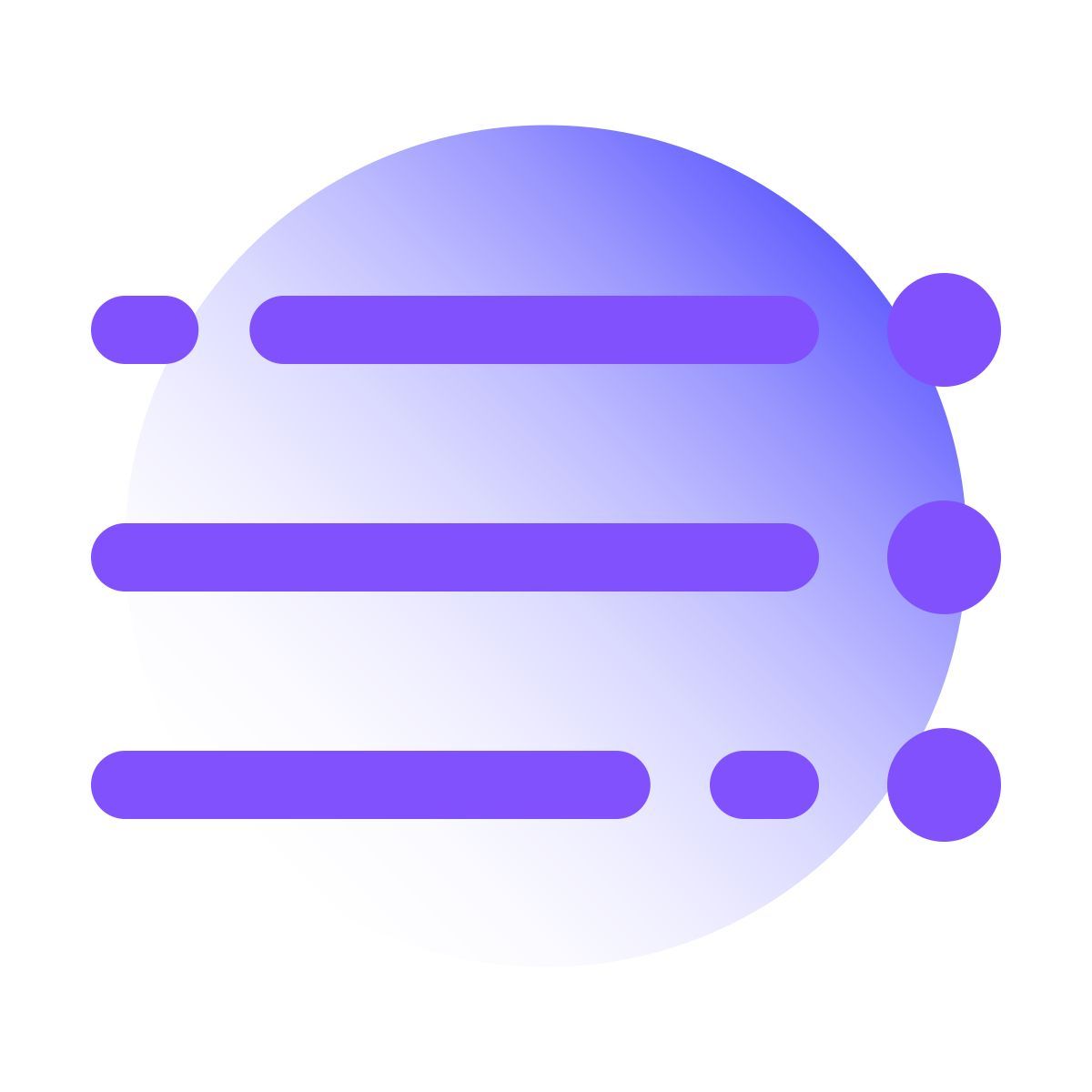 pulsar gradient style 내용의 테이블 icon