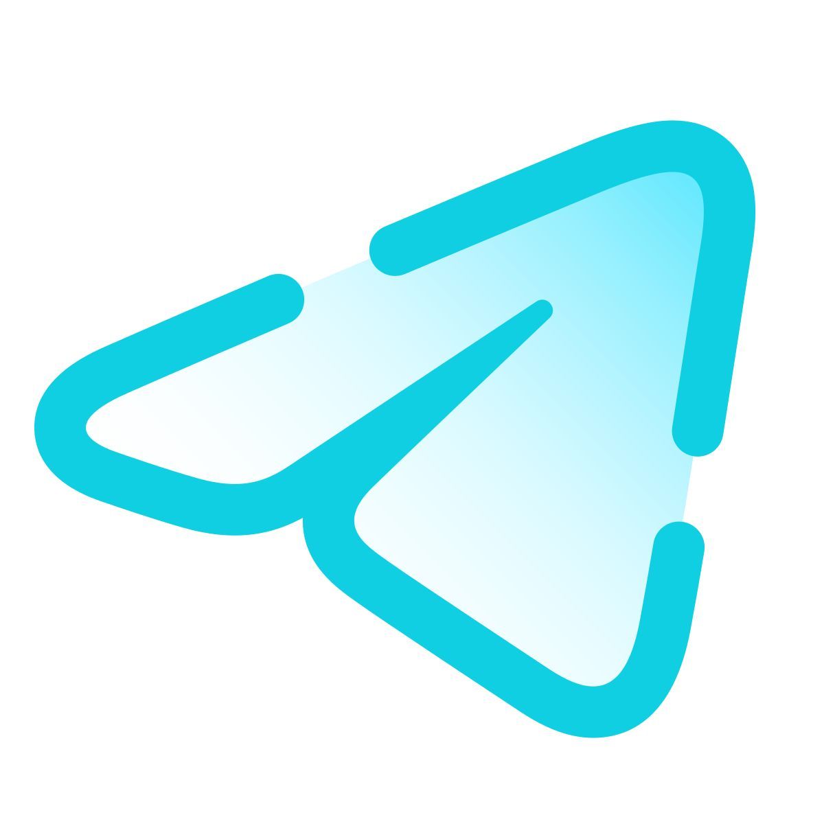 pulsar gradient style telegramma app icon