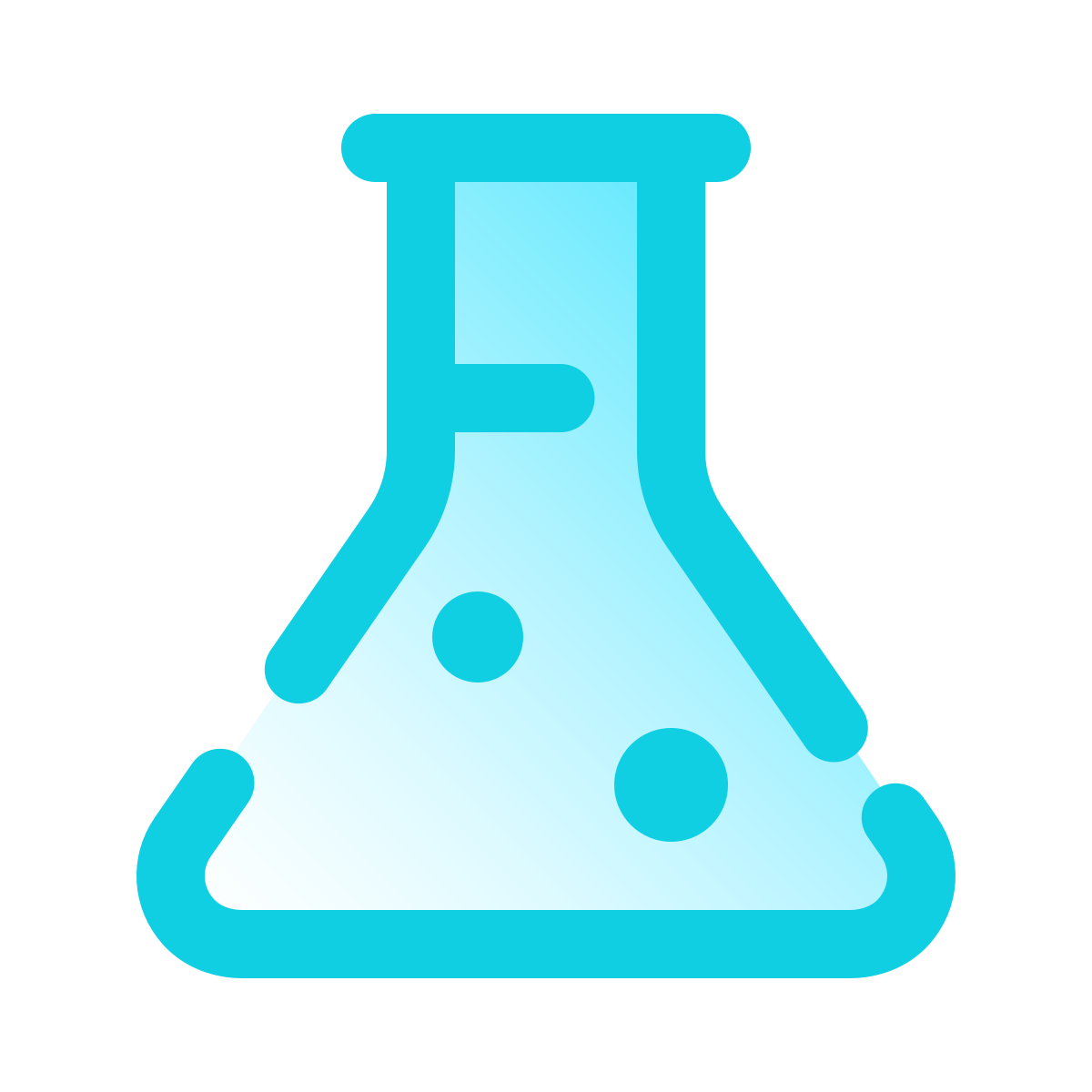 pulsar gradient style test tube icon