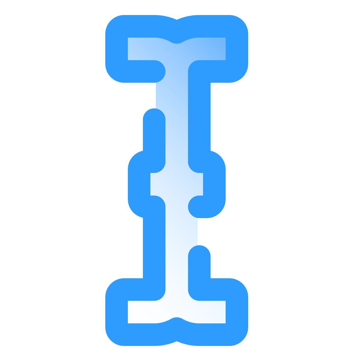 pulsar gradient style text cursor icon