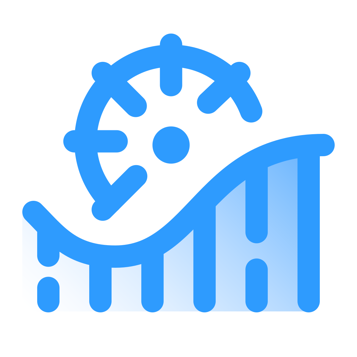 pulsar gradient style theme park icon