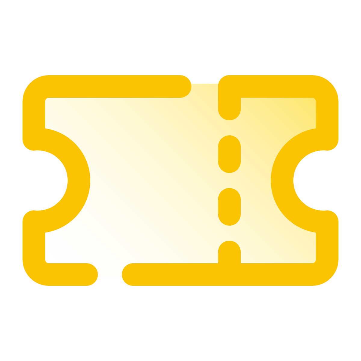 pulsar gradient style ticket icon