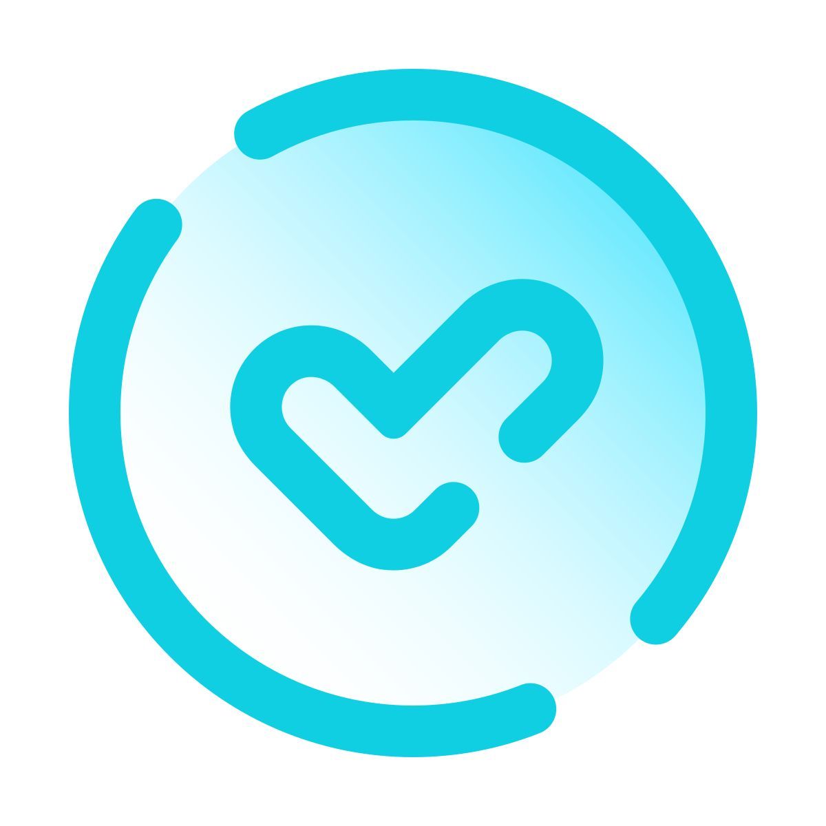 pulsar gradient style tiktok 验证帐户 icon